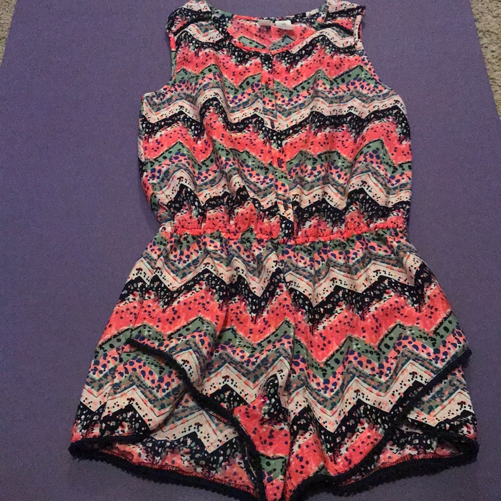 Romper button up
